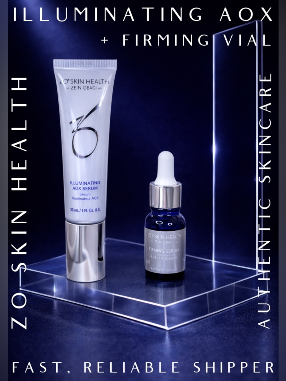 Illuminating AOX Serum + FREE Firming serum accelerated booster ZO Skin $214 val